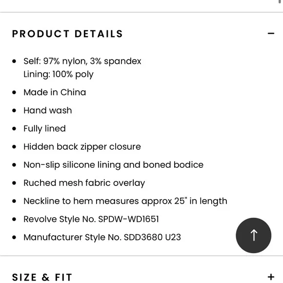 Superdown bustier dress from revolve - Picture 4 of 4